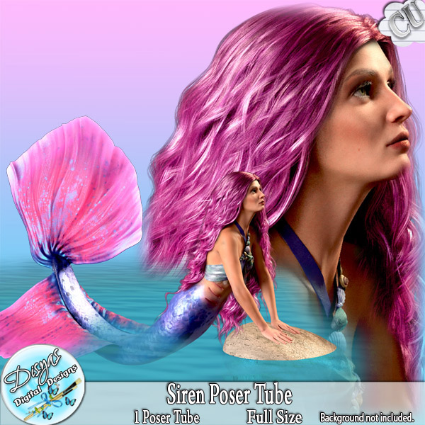 SIREN POSER TUBE PACK CU - FS by Disyas - Click Image to Close